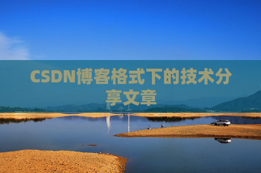 CSDN博客格式下的技术分享文章